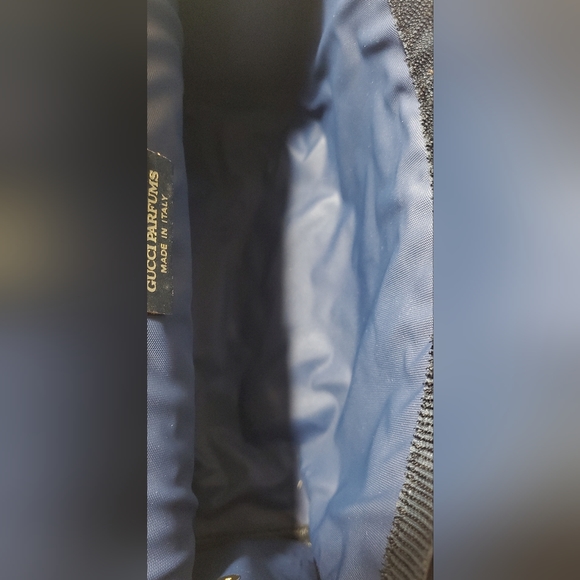 **Sold Via Mercari **Authentic Navy Gucci Handbag - Picture 6 of 12